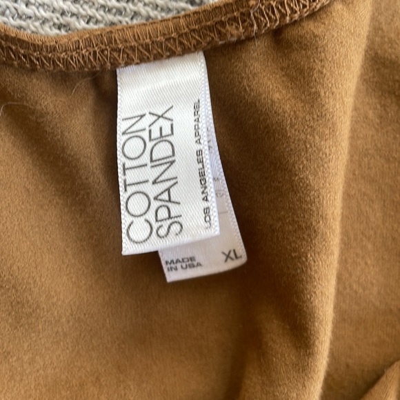 Los Angeles Apparel - garment dye tank thong bodysuit - Picture 3 of 5